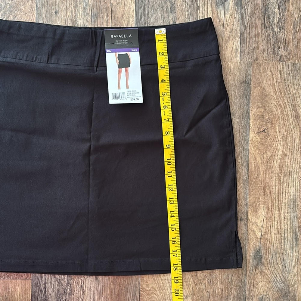 Rafaella Black Mini Skort New with tags XXL - Picture 5 of 8